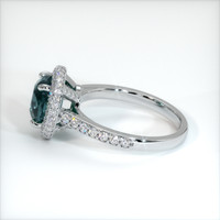 1.70 Ct. Sapphire Ring, 18K White Gold 4